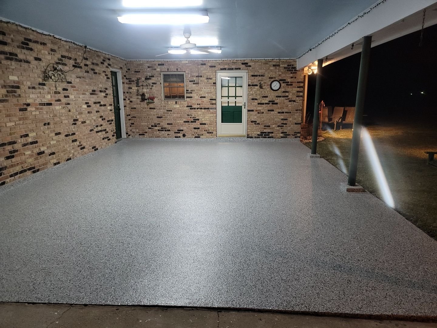 Patio Coatings installation by Ninja Concrete Coatings