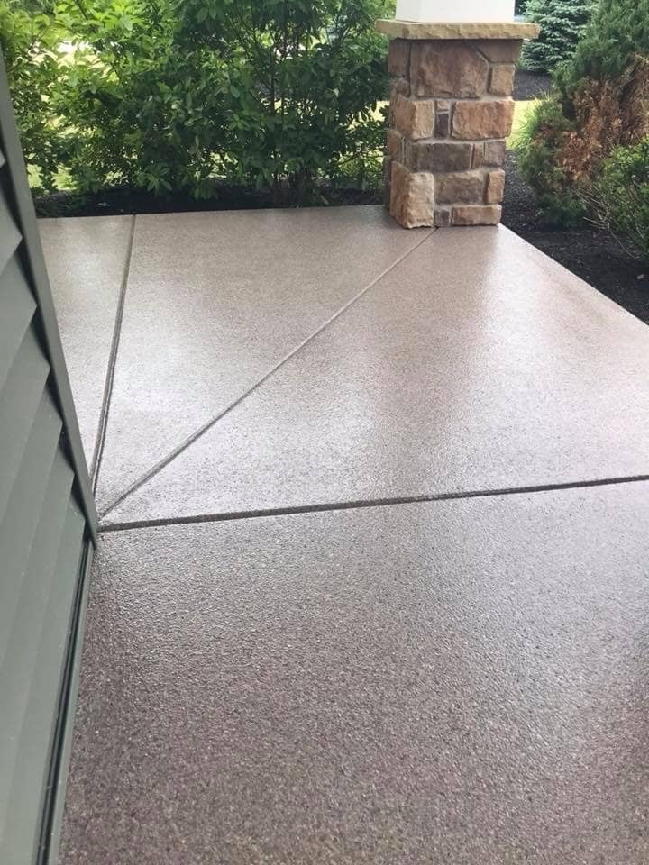 Patio Coatings installation by Ninja Concrete Coatings