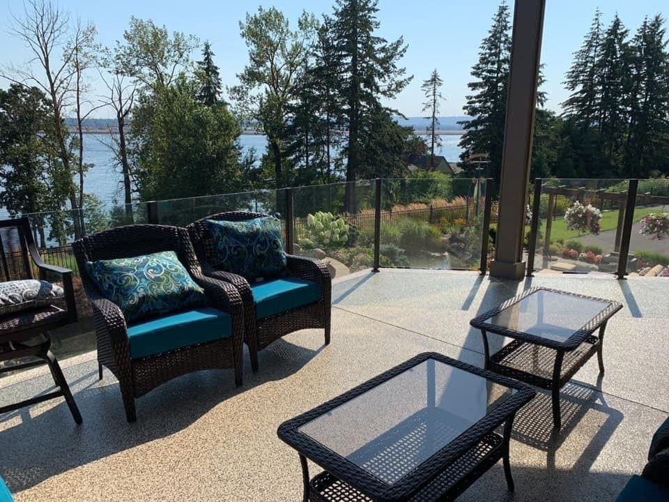 Patio Coatings installation by Ninja Concrete Coatings