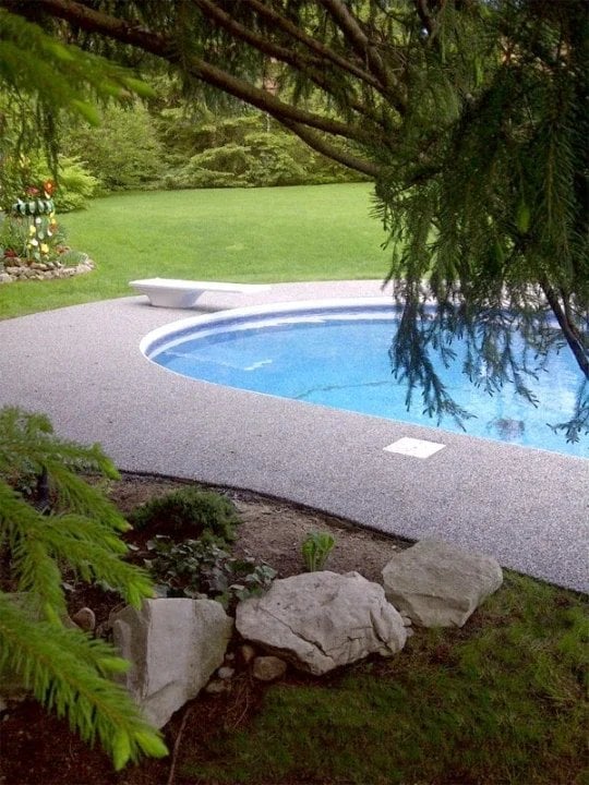 Pool Deck Coatings installation by Ninja Concrete Coatings