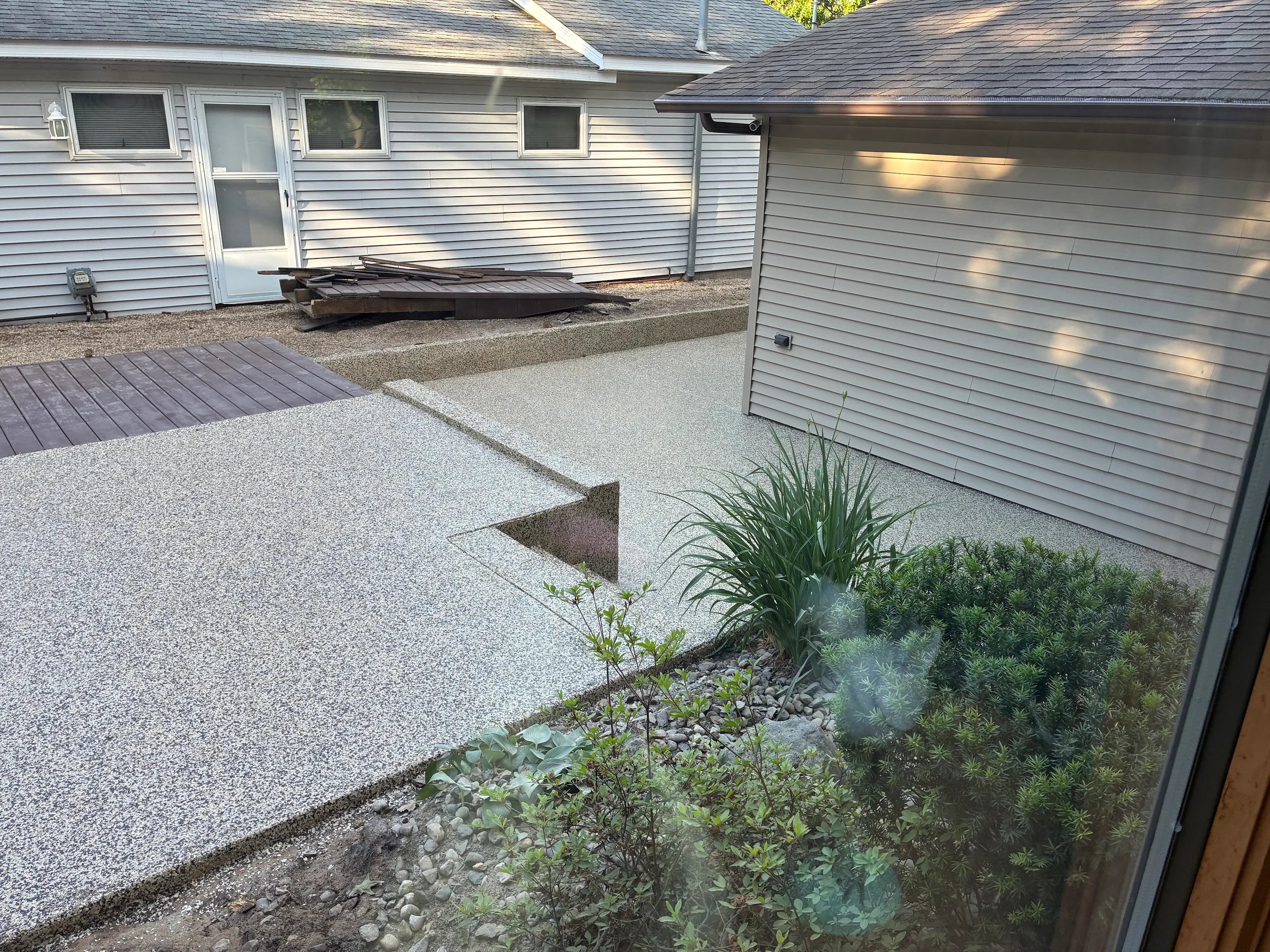 Multi-Level Patio & Garage Transformation in South Bend, IN — The Results