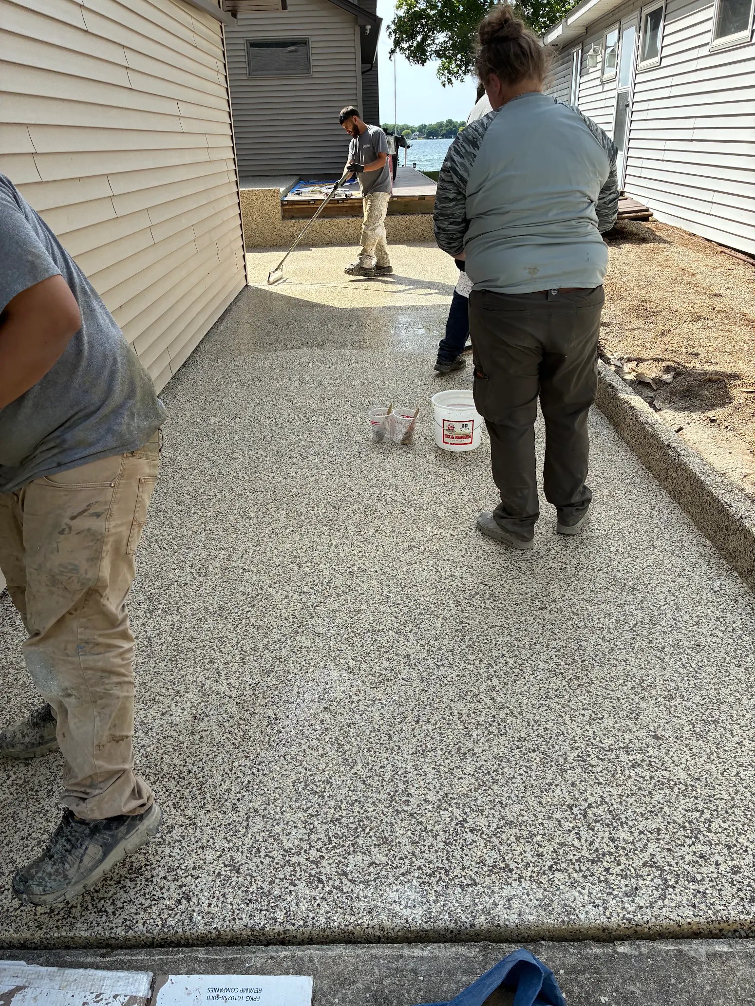 Multi-Level Patio & Garage Transformation in South Bend, IN — The Solution