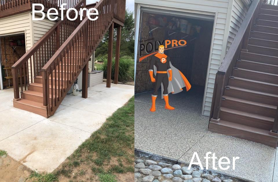 Polypro Concrete Coatings installation photo