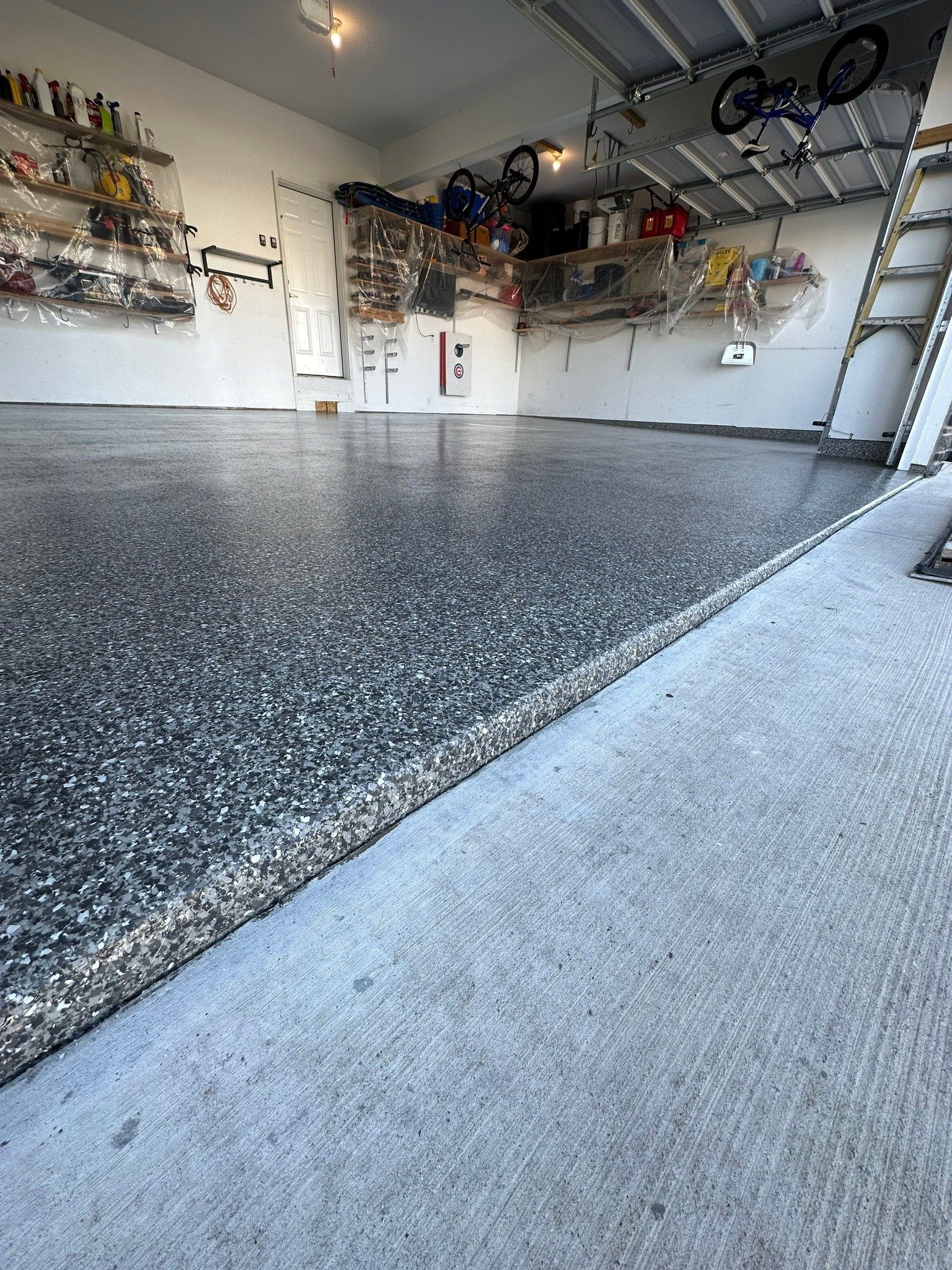 Garages concrete coating install 20