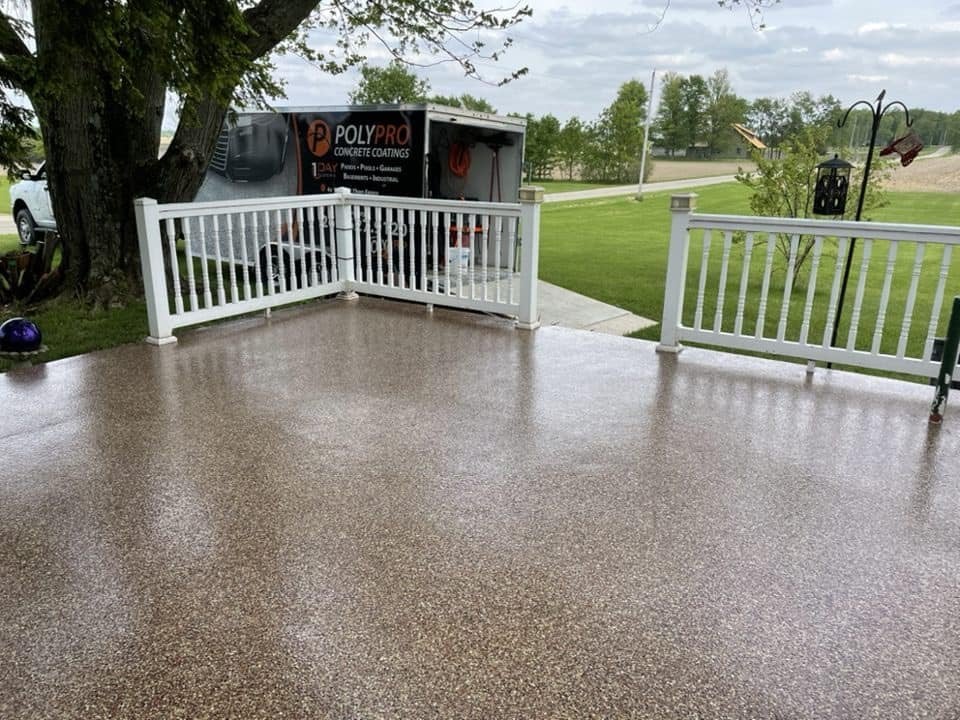 Patios concrete coating install 15