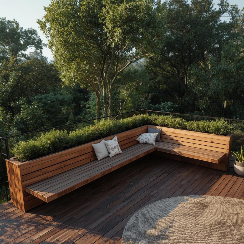 Creative Built-In Seating Ideas for Your New Deck