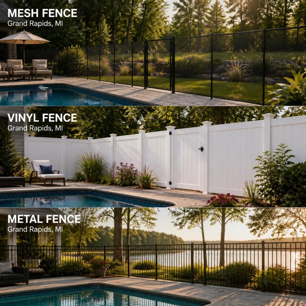Mesh vs. Vinyl vs. Metal Pool Fences: Which One Wins?