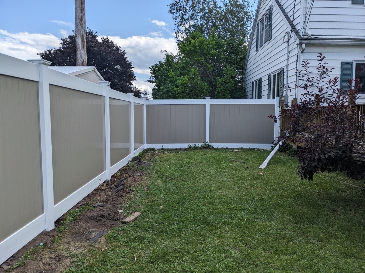 The Schmelzers — Vinyl Privacy Fence in Freeport, IL