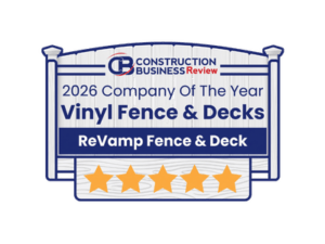 Named Vinyl Fence & Deck Company of the Year 2026 by Construction Business Review