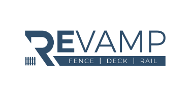 The ReVamp Fence & Deck logo.