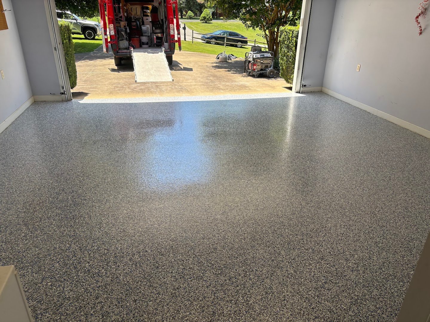 Team Red Coatings garages project