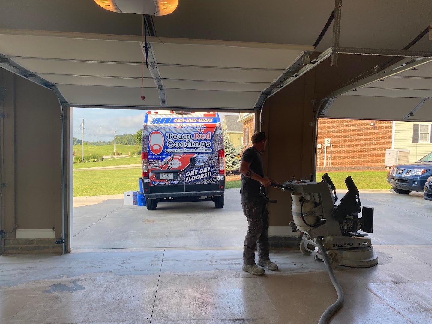 Team Red Coatings garages project
