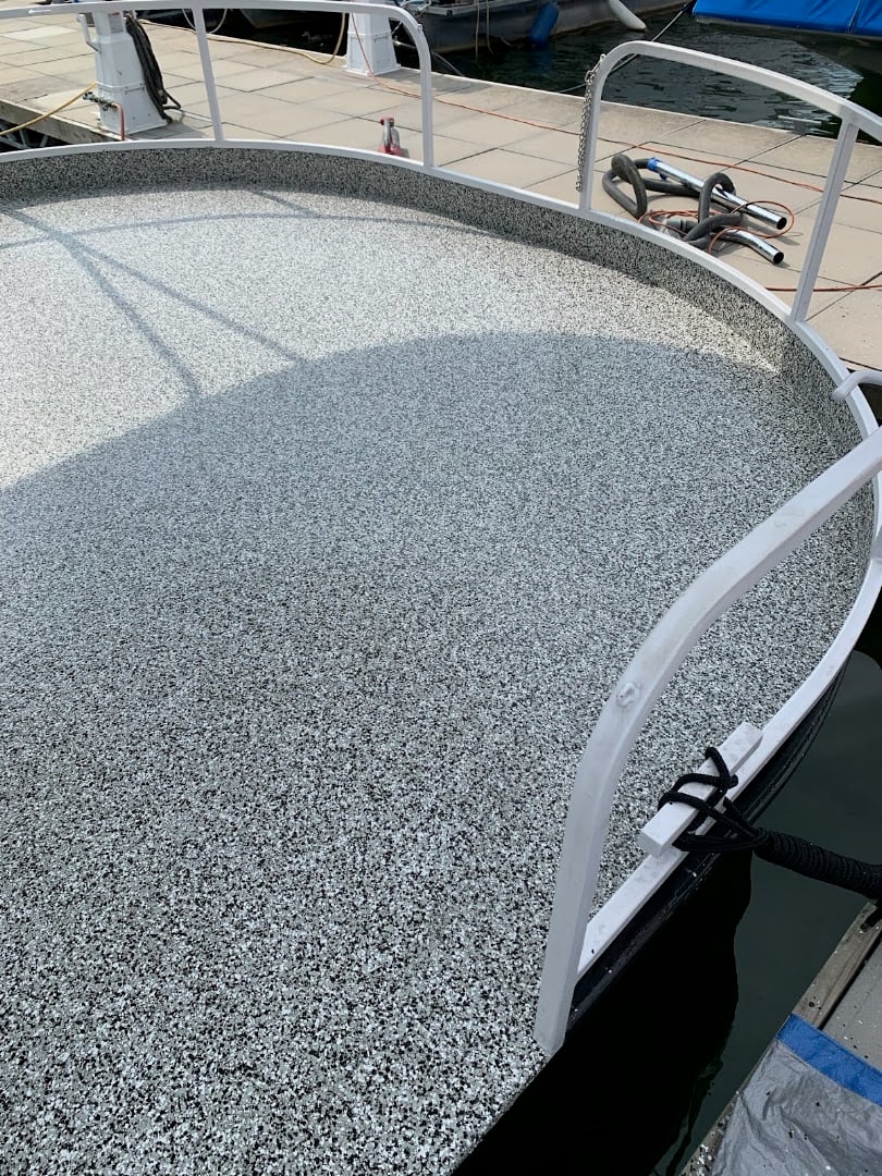 Team Red Coatings concrete sealing project