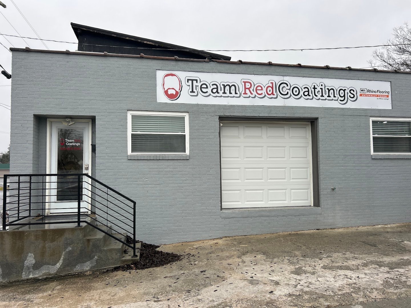 Team Red Coatings garages project