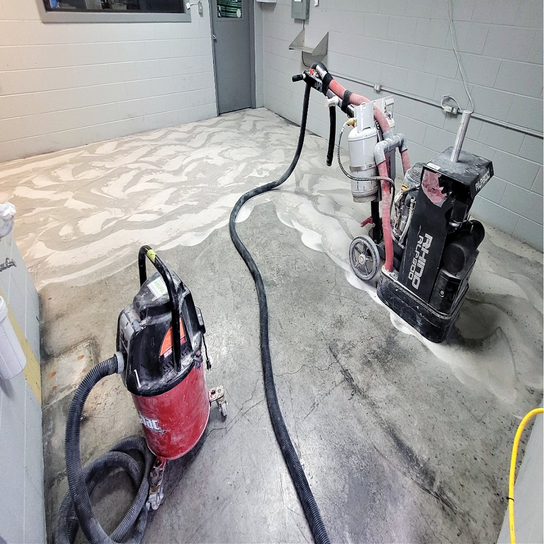 Team Red Coatings concrete sealing project
