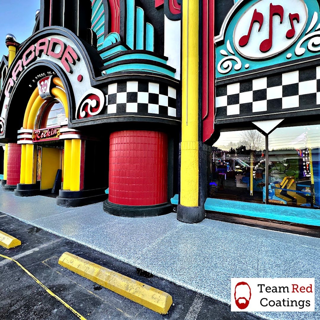 Team Red Coatings driveways project