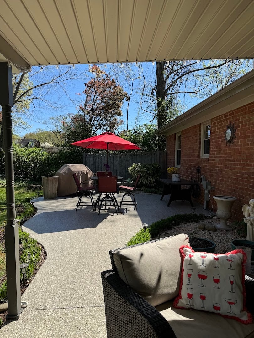 Team Red Coatings patios project