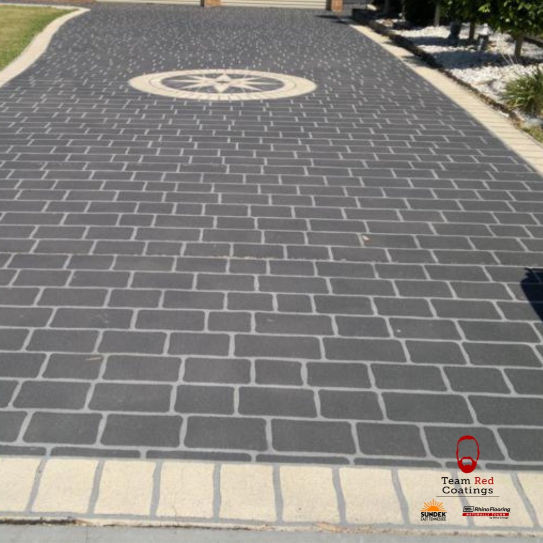 Team Red Coatings driveways project