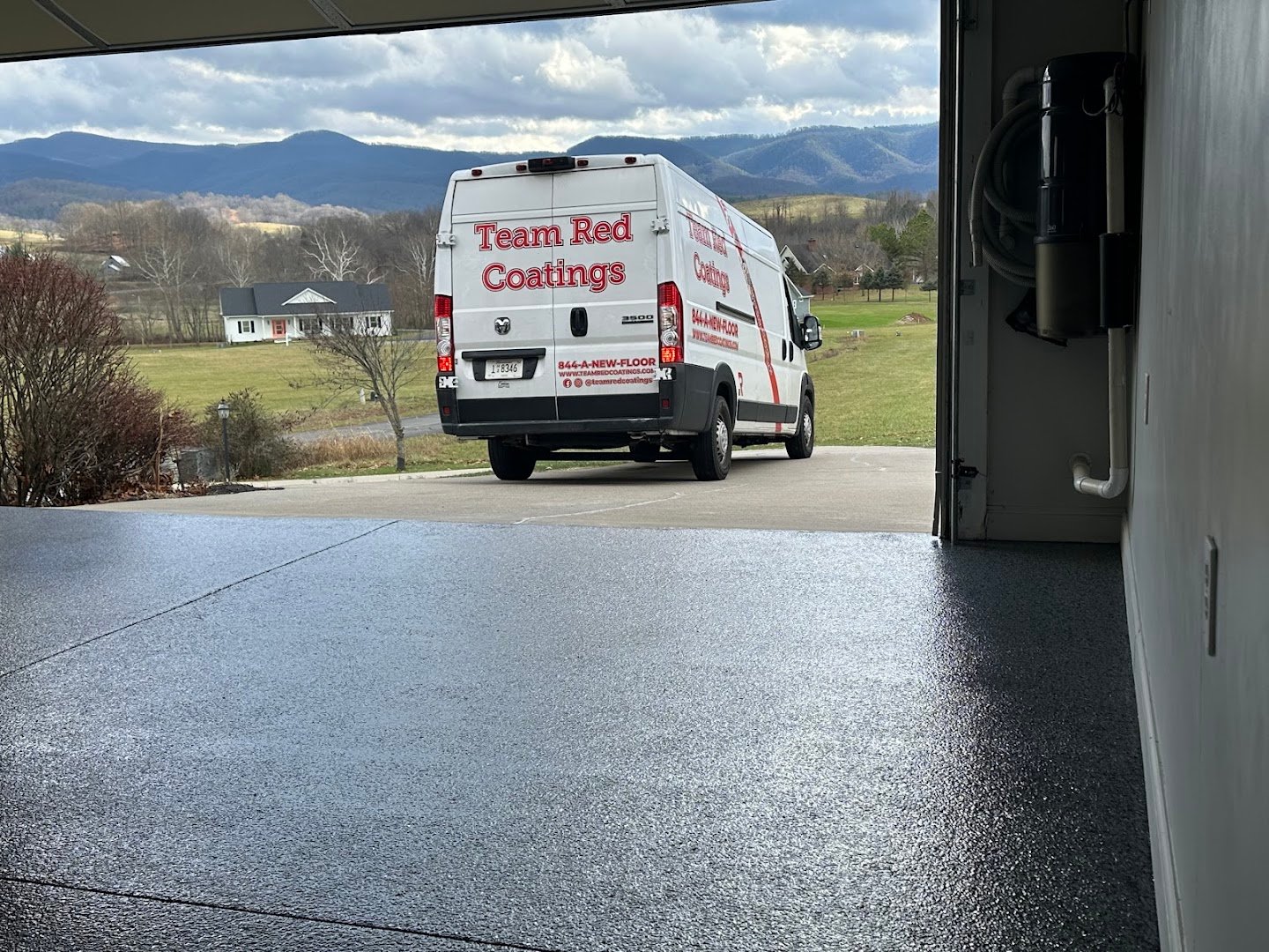 Team Red Coatings driveways project