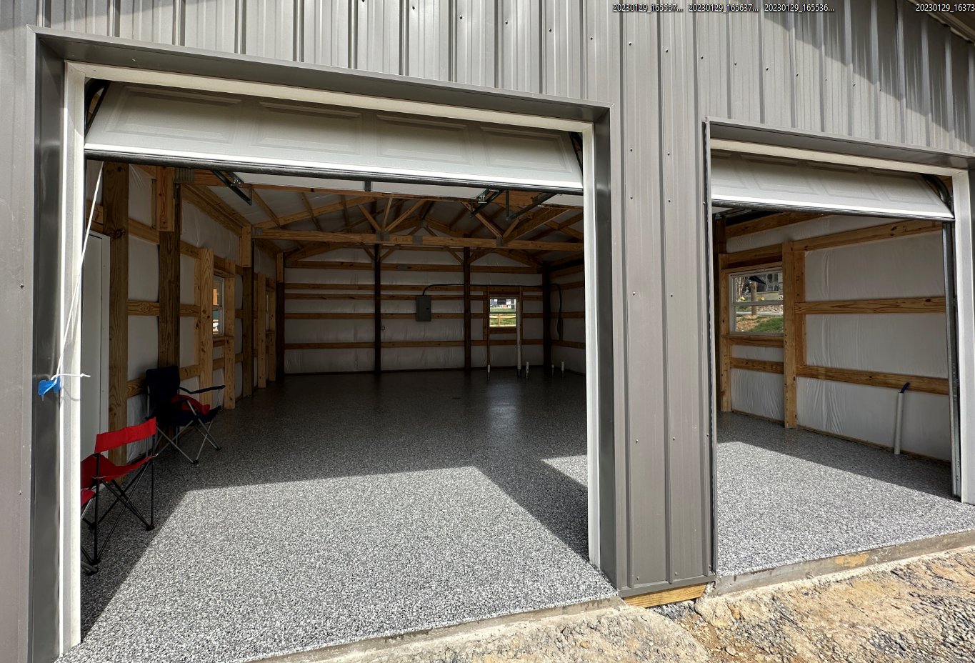 Team Red Coatings garages project