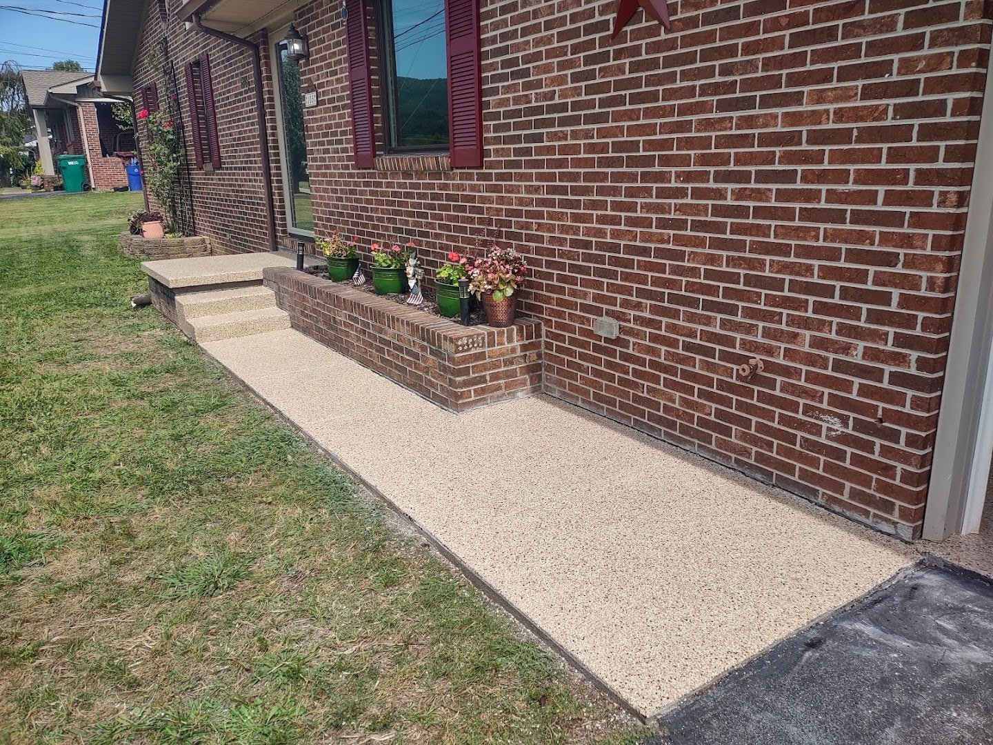 Team Red Coatings driveways project