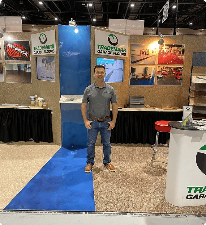 Matt Erb, owner of Trademark Garage Floors