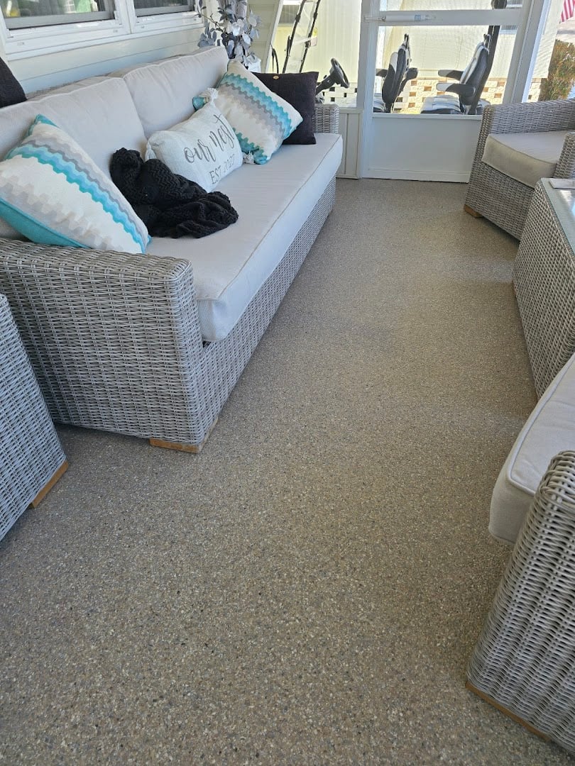 Floor coating installation by Trademark Garage Floors in New Port Richey, FL