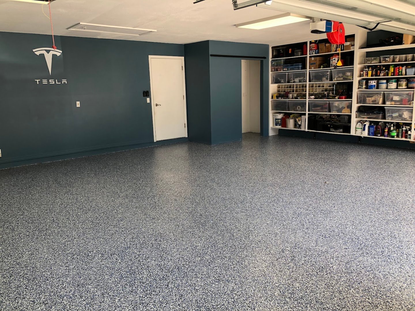 Floor coating installation by Trademark Garage Floors in New Port Richey, FL