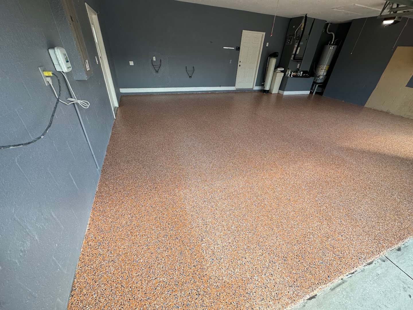 Floor coating installation by Trademark Garage Floors in New Port Richey, FL