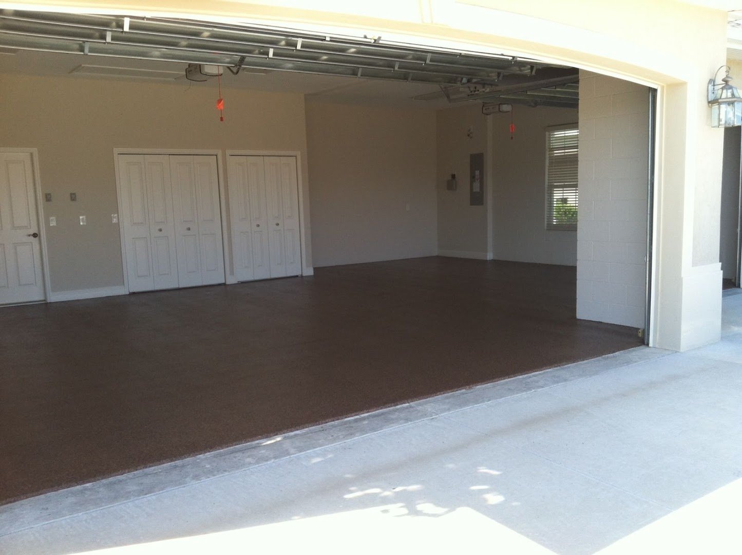 Floor coating installation by Trademark Garage Floors in New Port Richey, FL