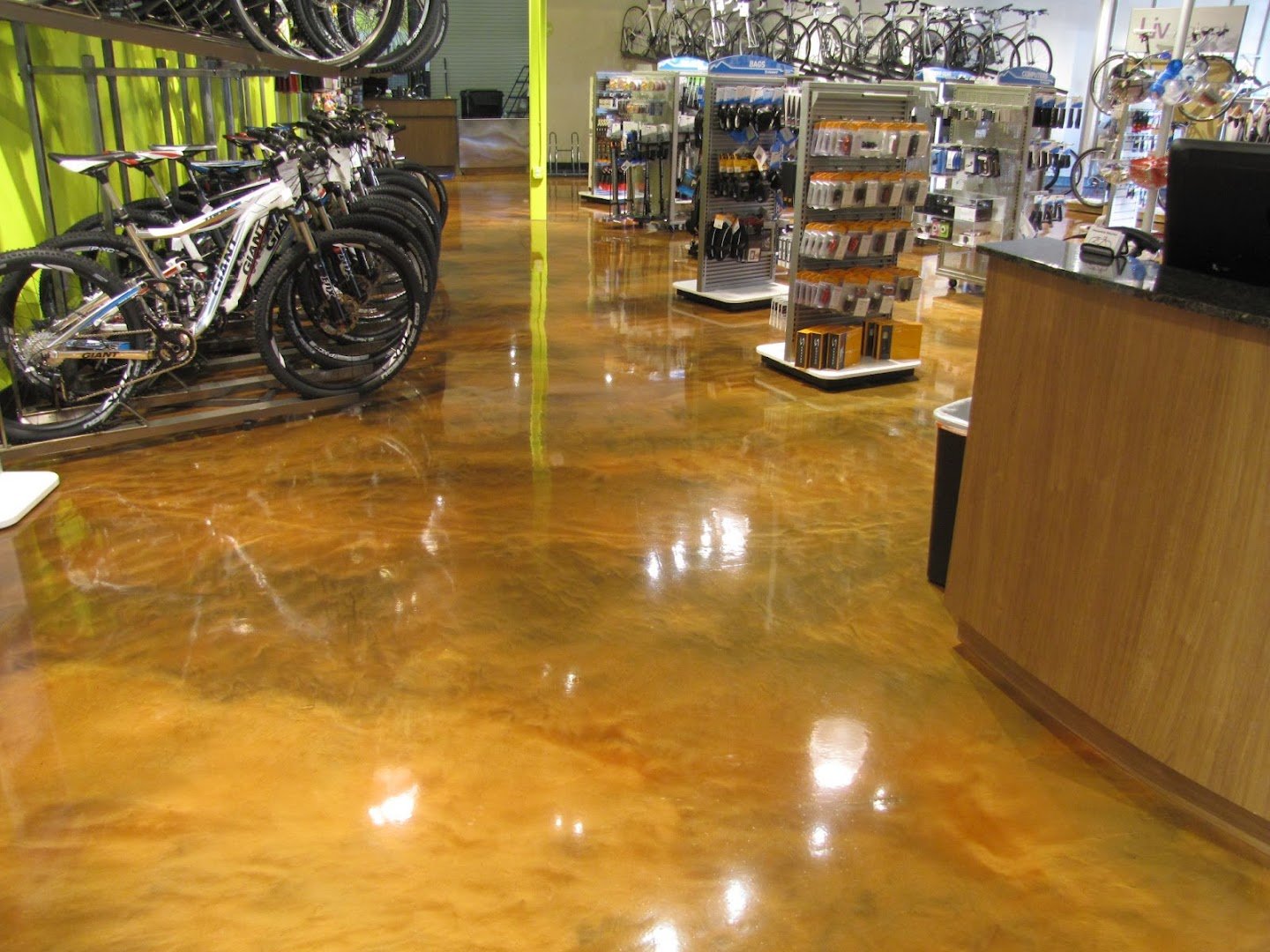 Floor coating installation by Trademark Garage Floors in New Port Richey, FL