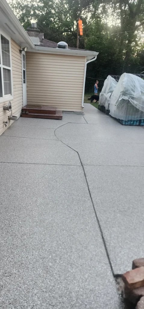 CASE STUDY: Garage, Patio & walkways in Rock Island, IL