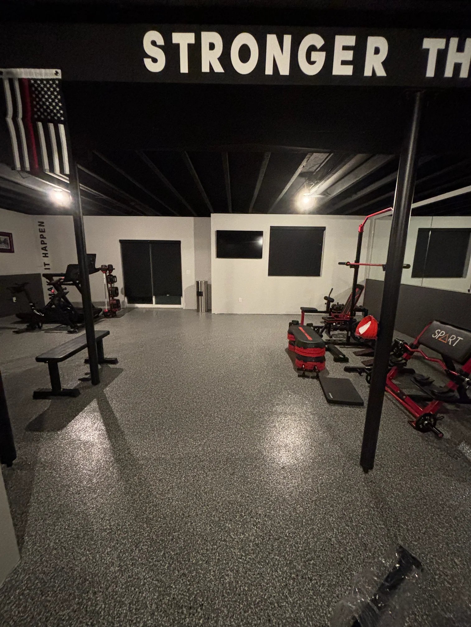 CASE STUDY: BASEMENT GYM COATING TRANSFORMATION