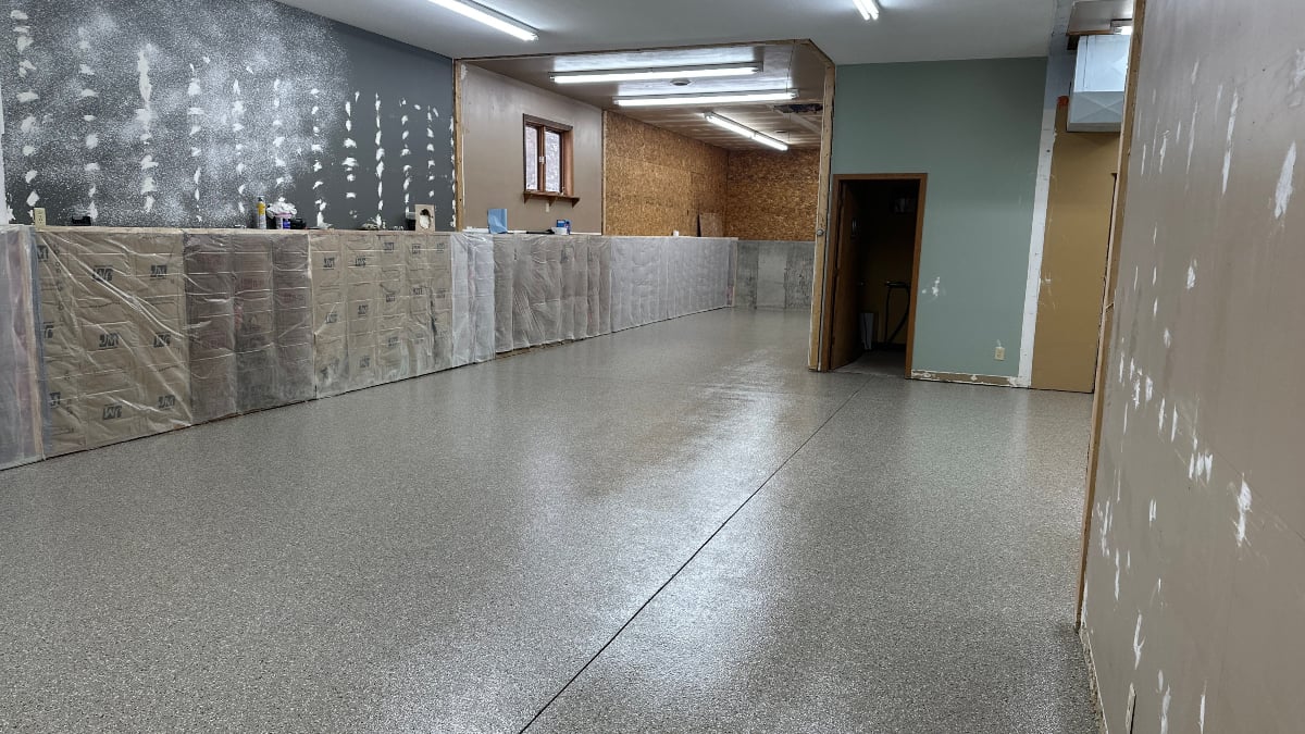 TSR Concrete Coatings installation photo