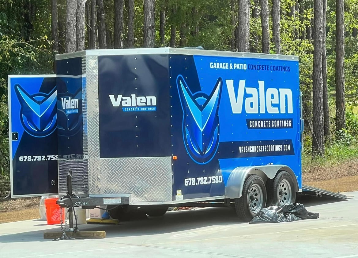 Valen Concrete Coatings installation photo