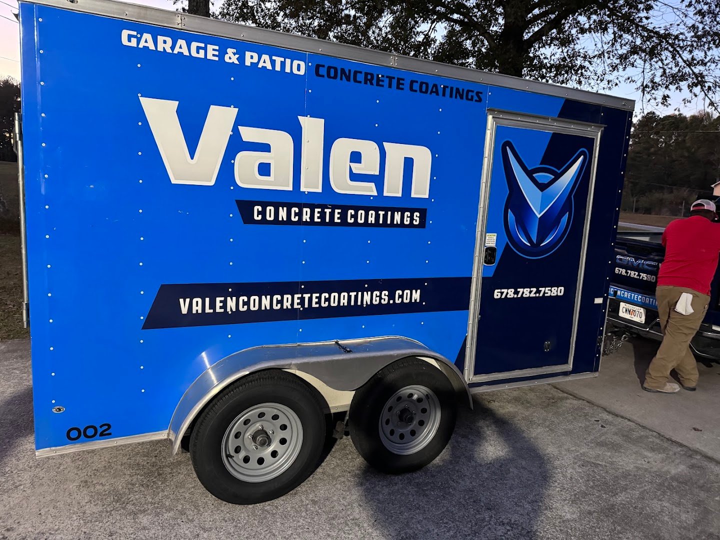Valen Concrete Coatings installation photo