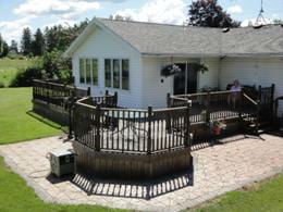 Old wooden deck