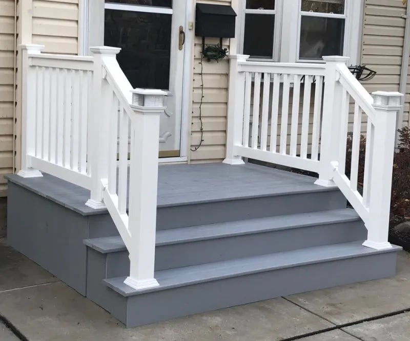 Front Porch Railings photo 8 — The Vinyl Outlet