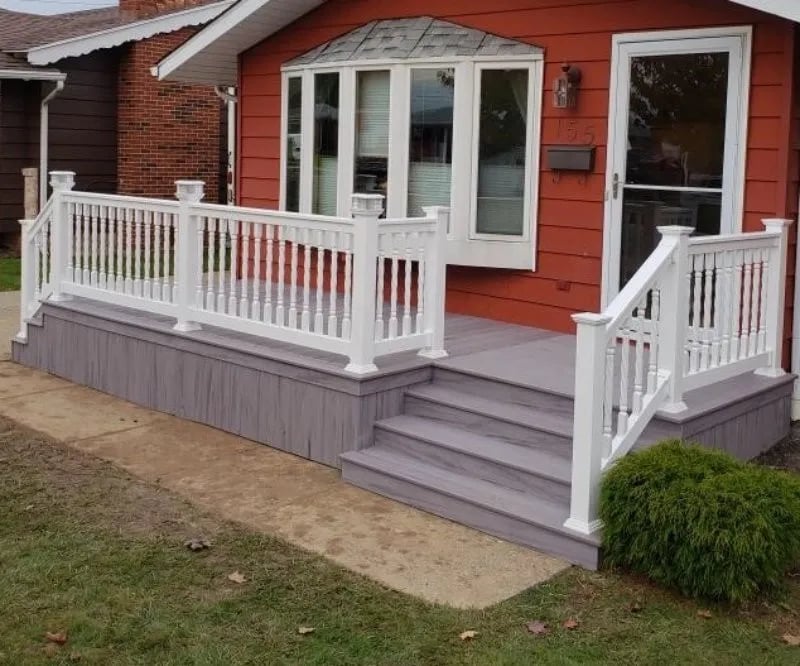 Front Porch Railings photo 7 — The Vinyl Outlet