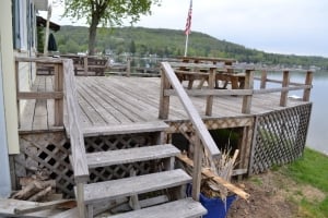 Traditional Wooden Deck