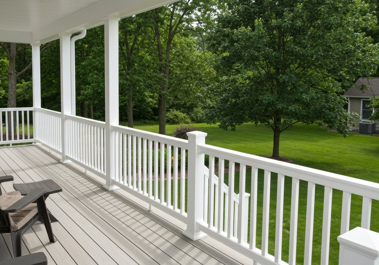 Vinyl Railing vs. Wood: Your Ultimate Deck & Porch Guide