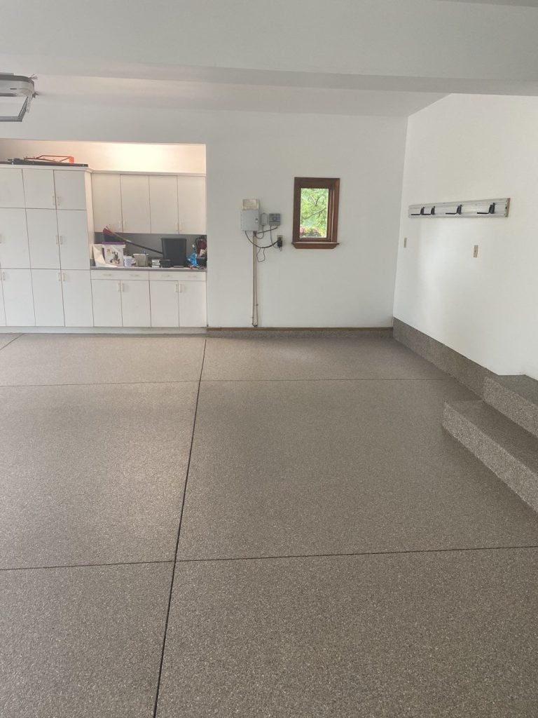 Garage Floor Coatings installation