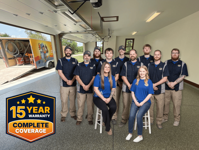 Your 1 Day Floor team and polyaspartic floor install